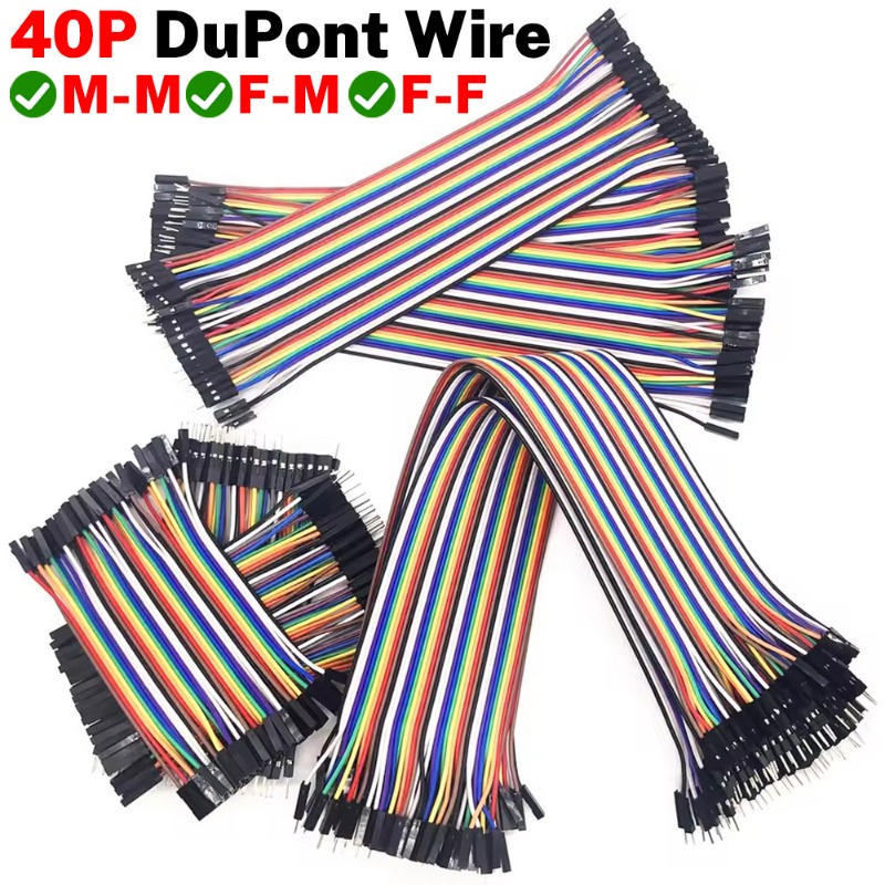 Jumper Wire Kit - Комплект 40-контактных ленточных кабелей Dupont (шлейфов)