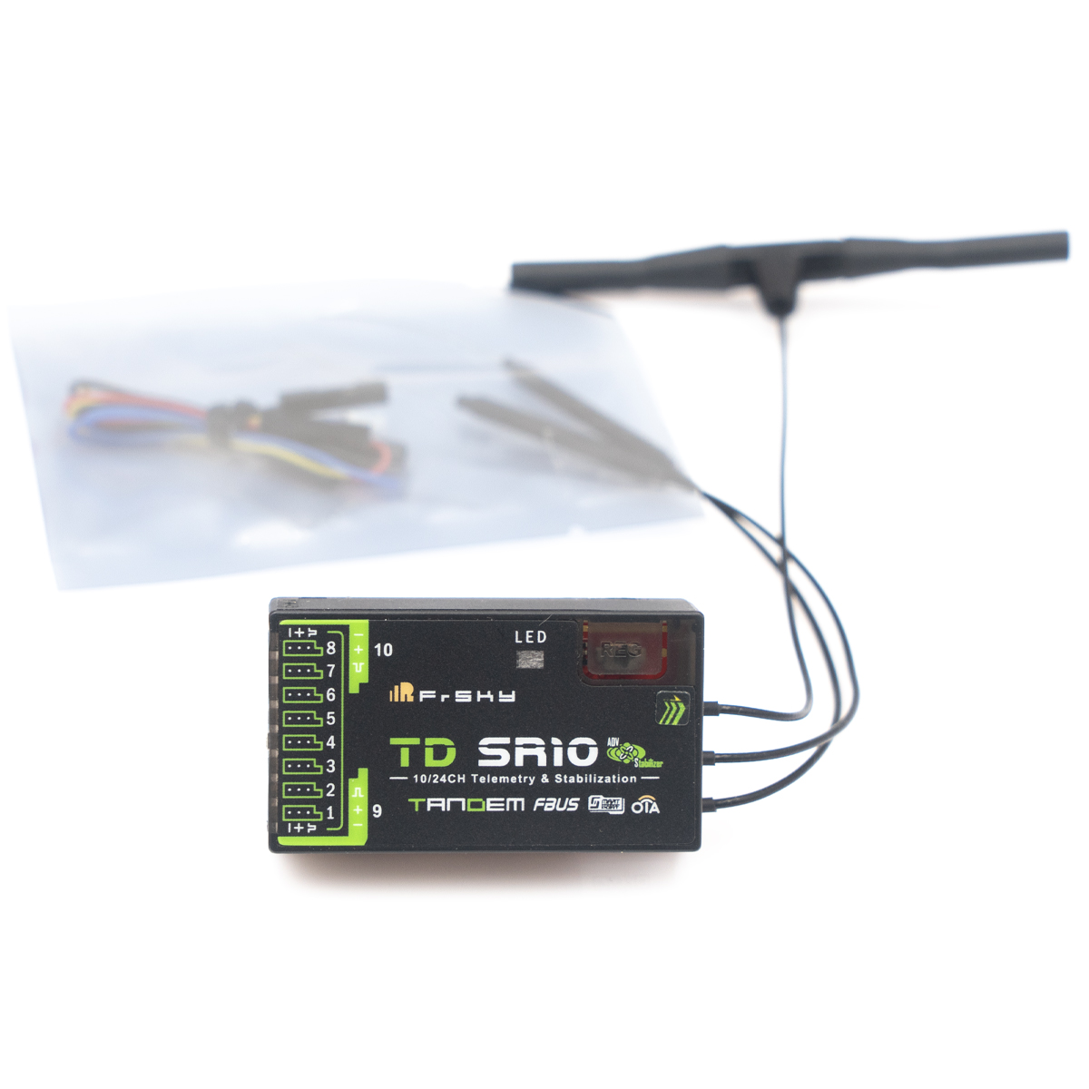 Antenna 2.4Ghz - FrSky TD SR10 – двухдиапазонный приемник,