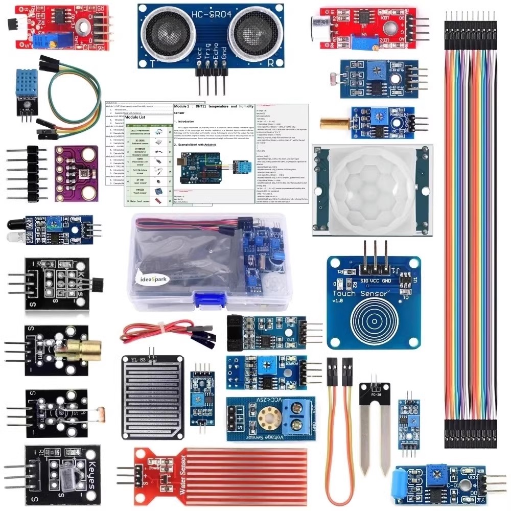 Breadboard 400 Point - Комплект датчиков 22 в 1, Комплект