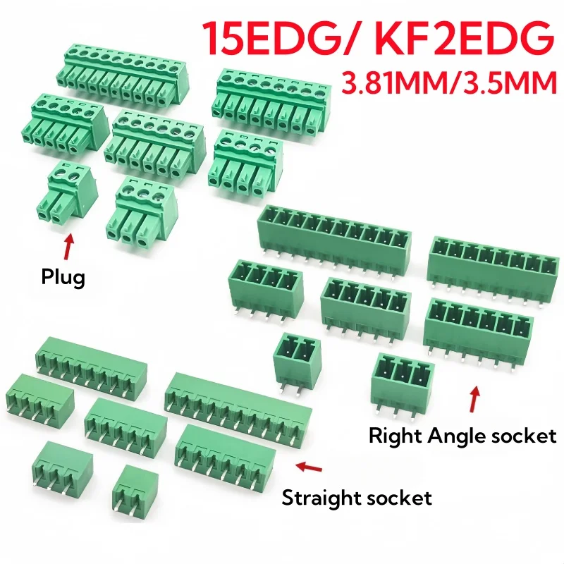 Screw Terminal Block - 15EDG 3.81MM 3.5MM KF2EDG Разъем-клеммник для
