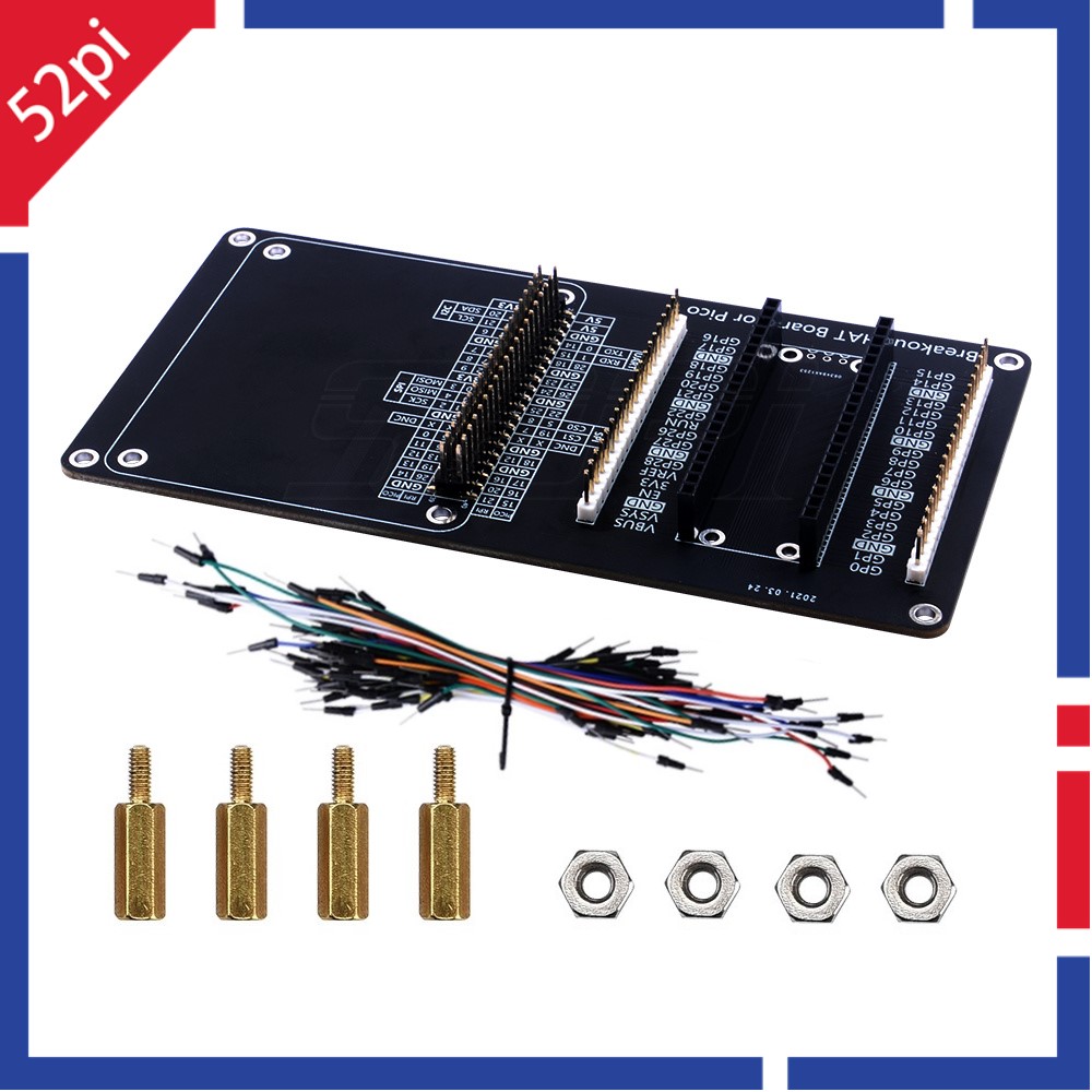 Jumper Wire Kit - Raspberry Pi Pico/Pico W Breakout HAT
