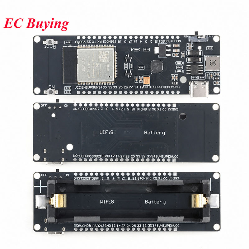 Esp32 Battery Holder Lipo - Плата для разработки модулей ESP32 с