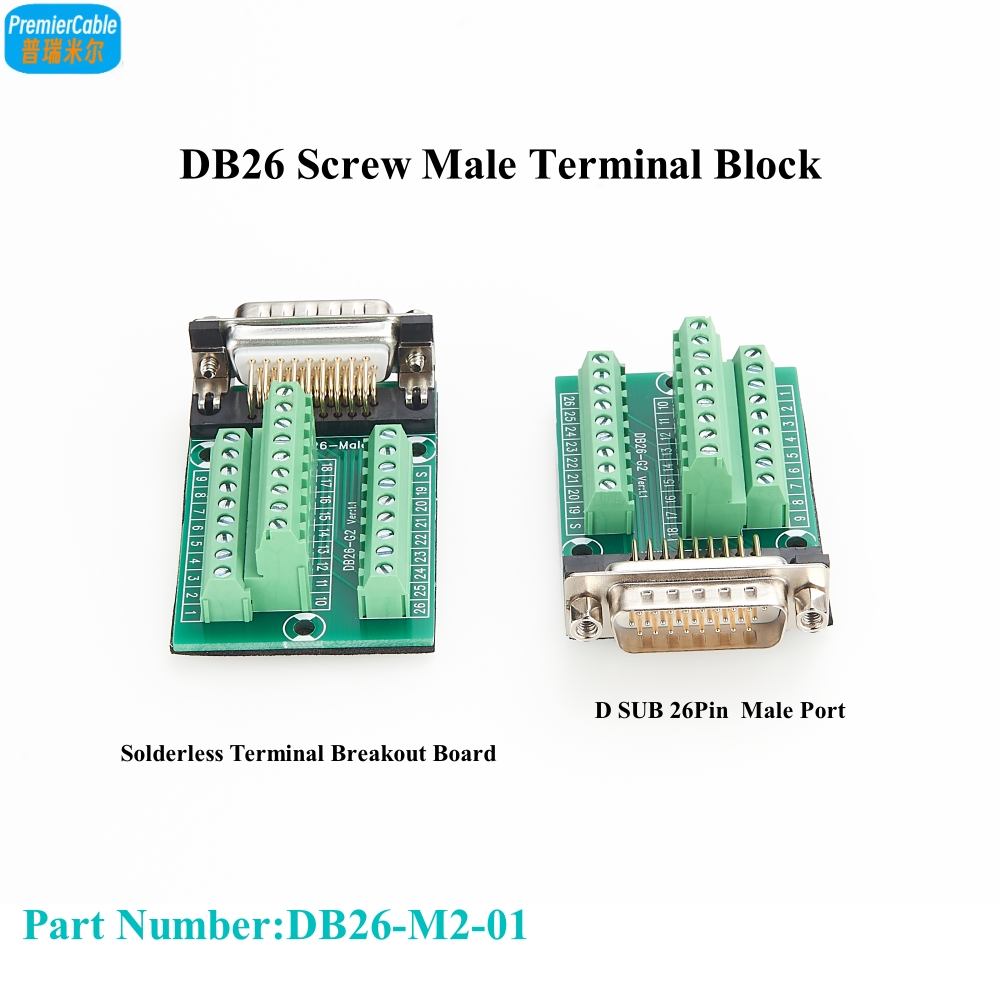 Screw Terminal Block - Модуль сигнальной платы DB26 (D-SUB) 26-контактный,