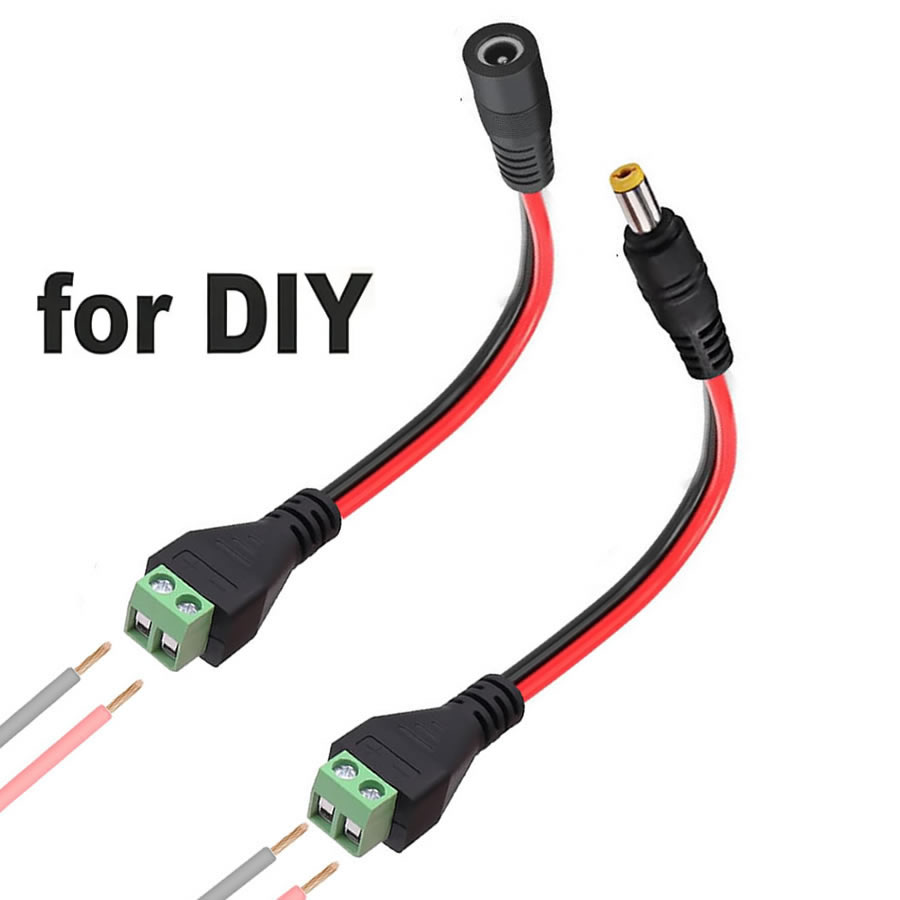 Screw Terminal Block - Кабель-удлинитель DC 5.5ммx2.1мм с винтовым клеммным
