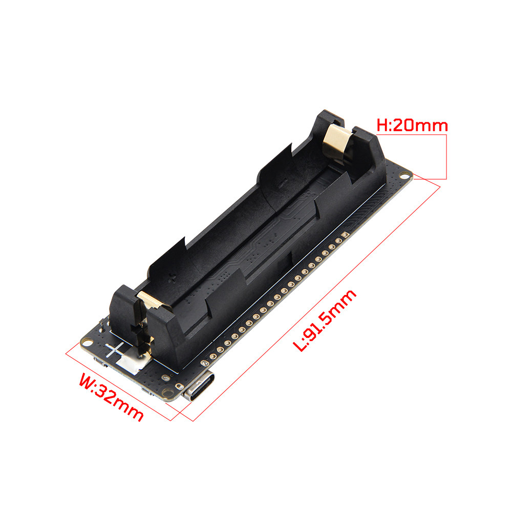 Плата разработки LILYGO T Ener – обзор и цена Esp32 Battery Holder Lipo