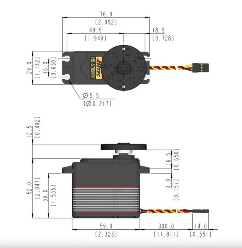 HS-5765MH Высоковольтный прогр – обзор и цена Antenna 2.4Ghz