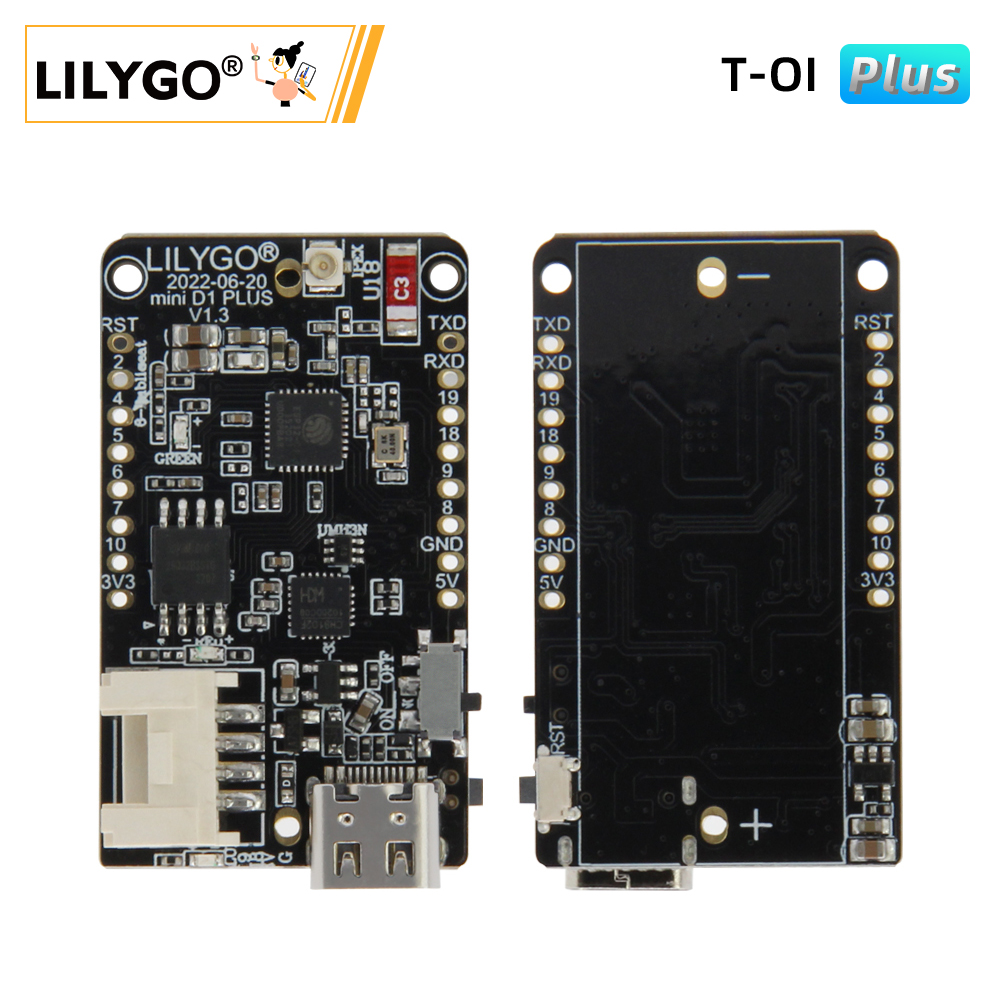 LILYGO® TTGO T-OI Plus ESP32-C – обзор и цена Esp32 Battery Holder Lipo