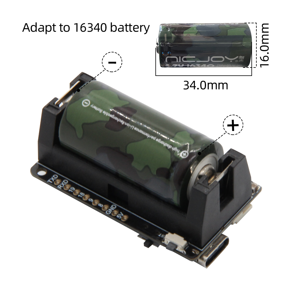 LILYGO® TTGO T-OI Plus ESP32-C – обзор и цена Esp32 Battery Holder Lipo