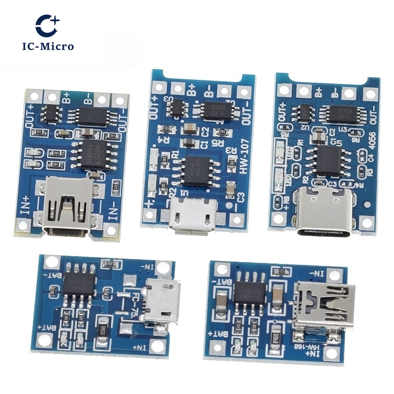 1/5 шт. 5 В 1A Micro/Type-c/Mi – обзор и цена Tp4056 Module