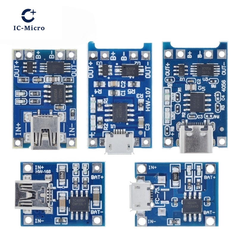 1/5 шт. 5 В 1A Micro/Type-c/Mi – обзор и цена Tp4056 Module