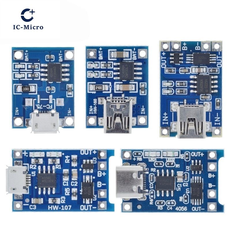 1/5 шт. 5 В 1A Micro/Type-c/Mi – обзор и цена Tp4056 Module
