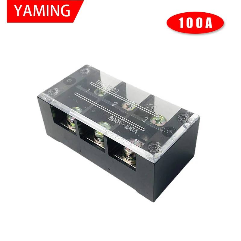 2 шт. TBC-1003 100А 3P 600В 6- – обзор и цена Screw Terminal Block