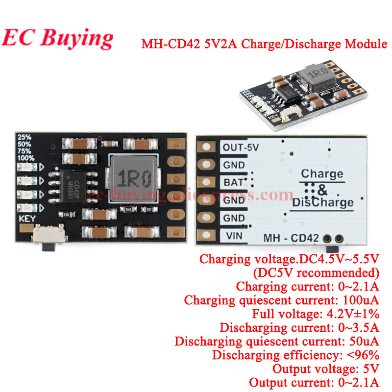 20 шт./1 шт. MH-CD42 DC 5 В 2  – обзор и цена Li Ion Charger Module