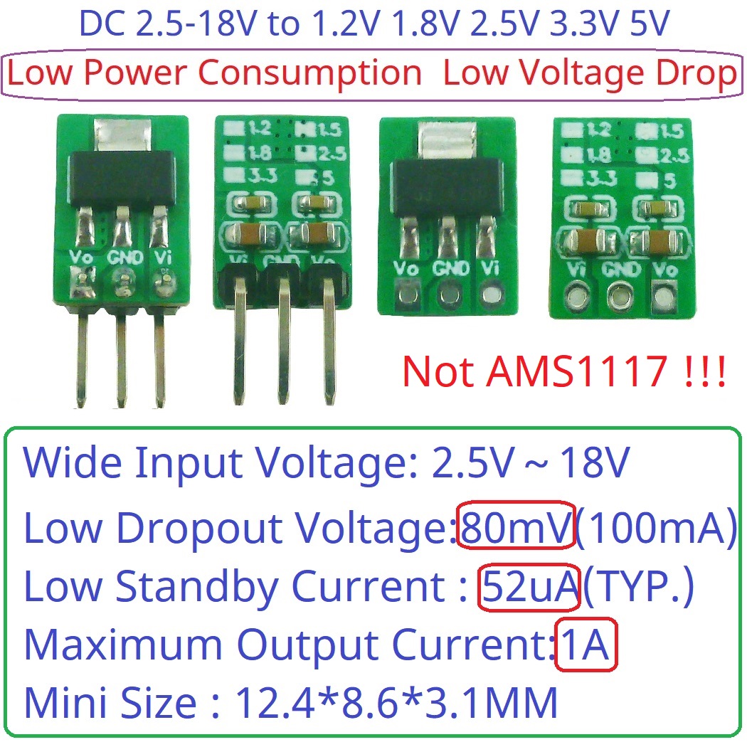 AMS1117 7805 Совместимый модул – обзор и цена Ams1117 Module