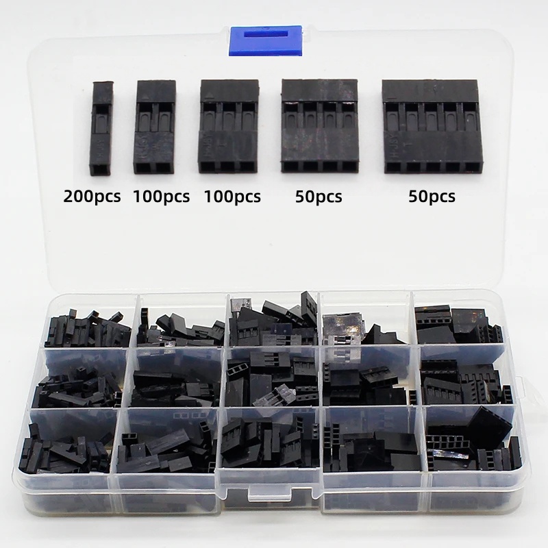 500 шт. в коробке, шаг 2,54 мм – обзор и цена Jumper Wire Kit