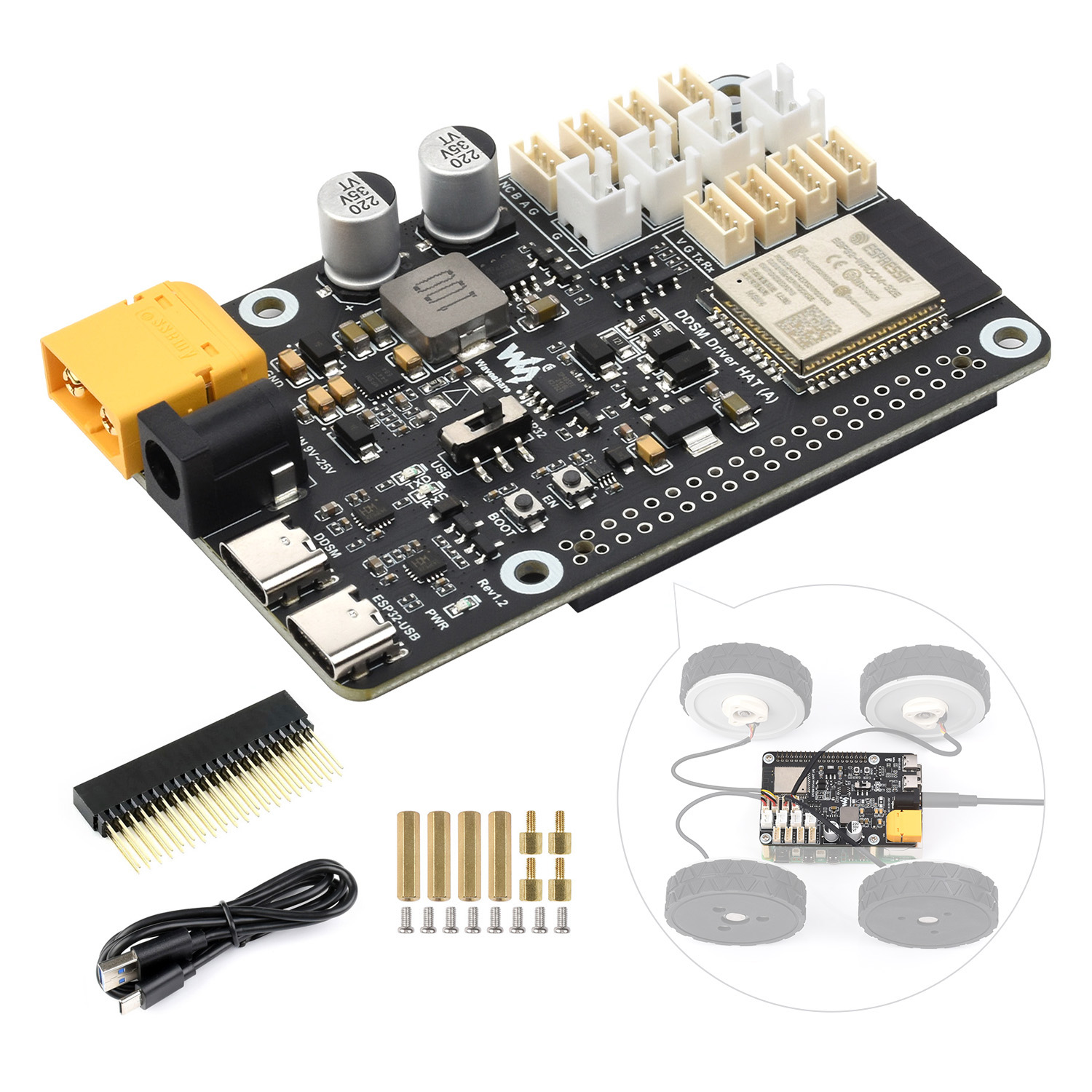 Плата драйвера серводвигателя  – обзор и цена Proto Board